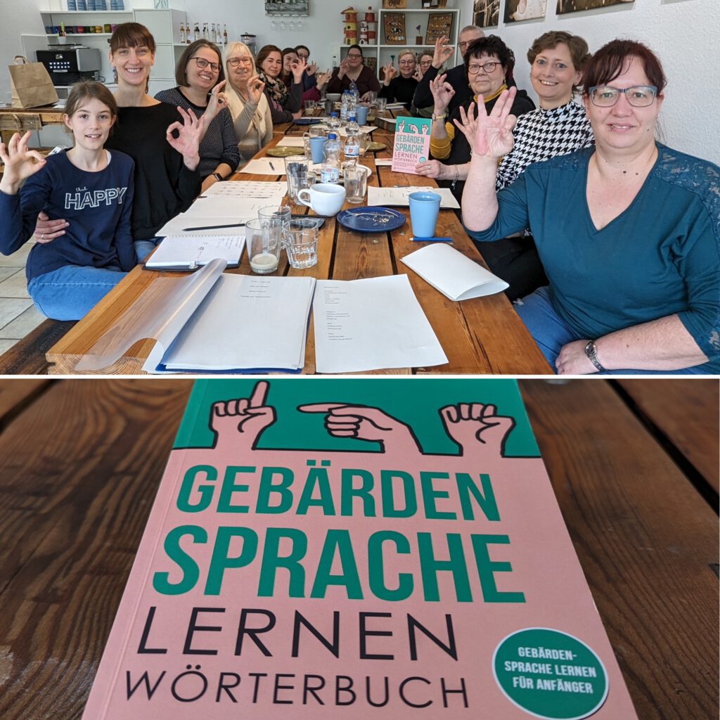 Gebärdensprachkurs im Werkstattladen